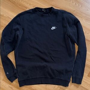Nike Men's Black crewneck Sweater black label size Large